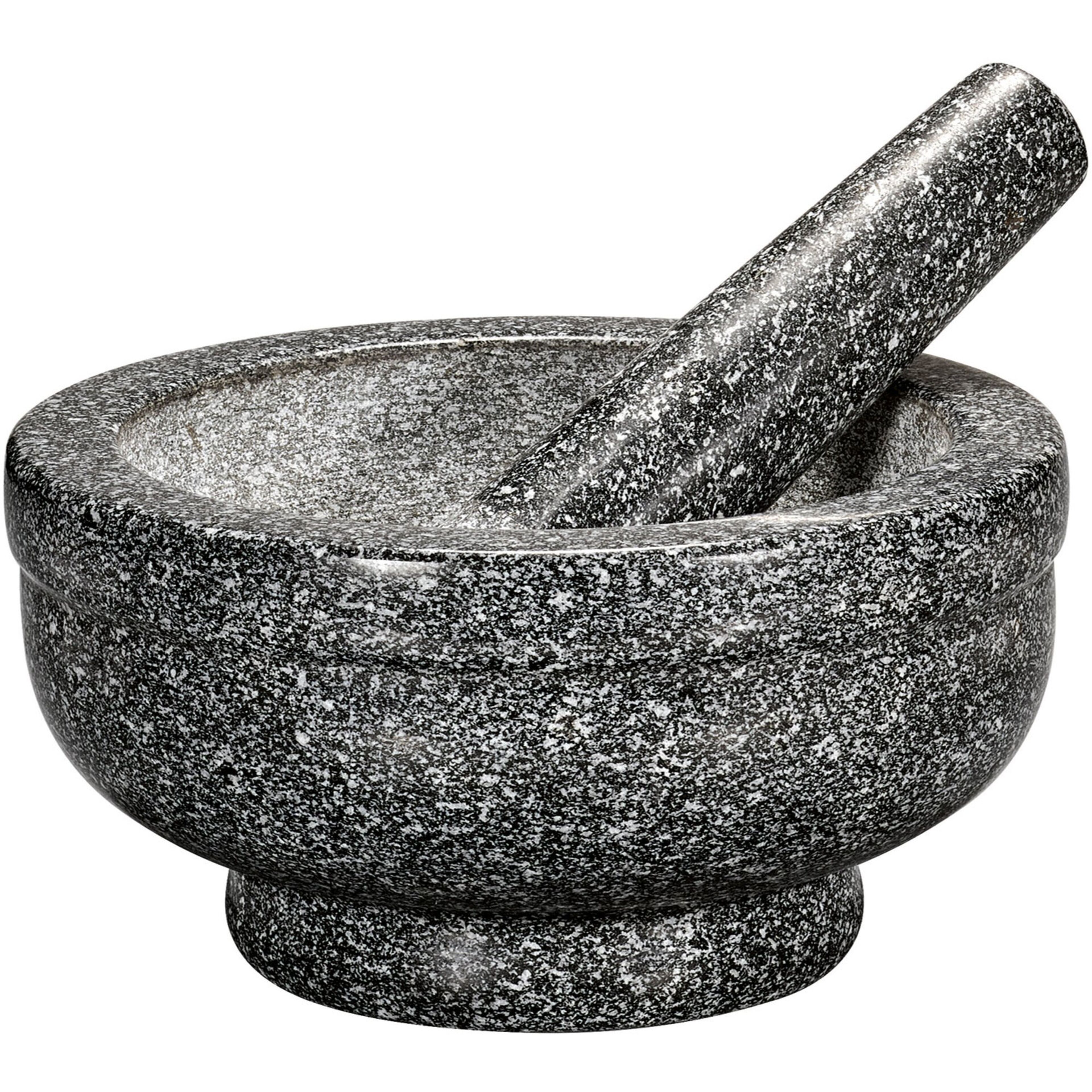 Giant Green Granit Mortel med Stöt 21 cm