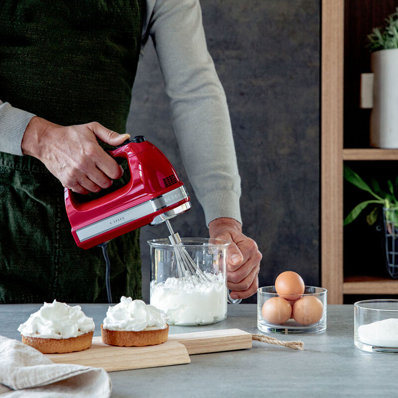 Håndmikser 9 hastigheter Rød