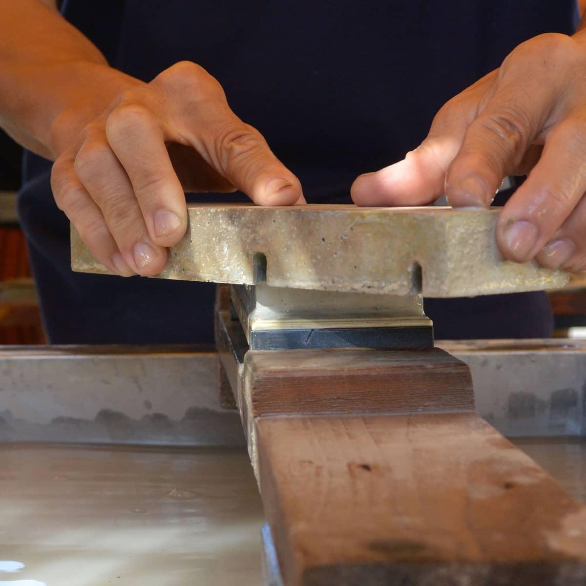 Traditional slibesten, 1000 grit