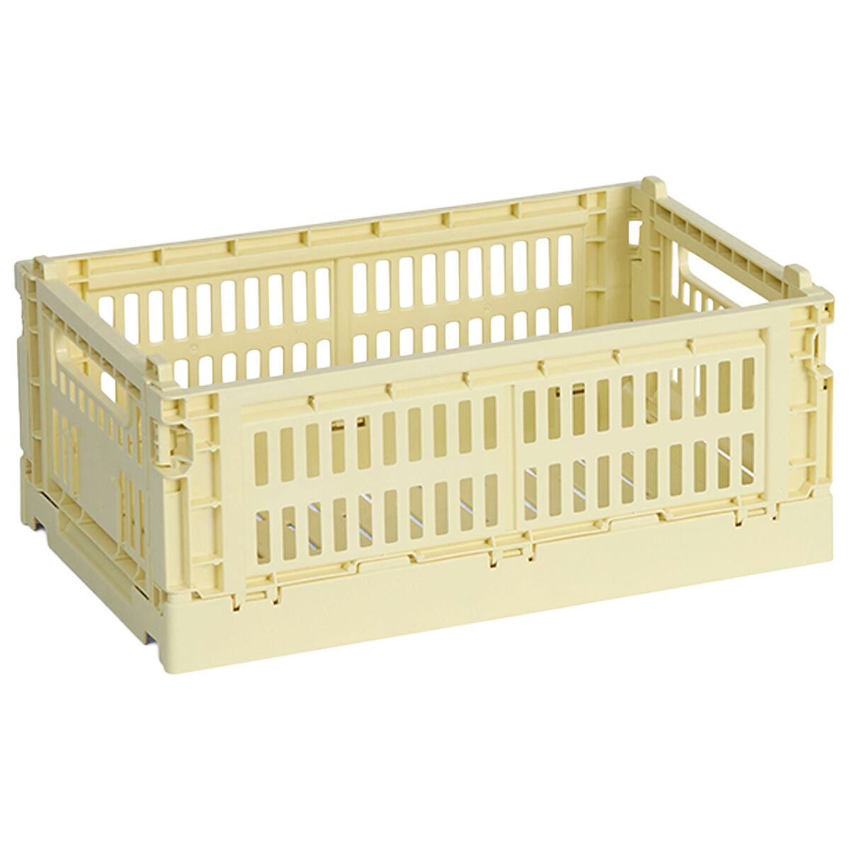 HAY Colour Crate Small oppbevaringsboks light yellow