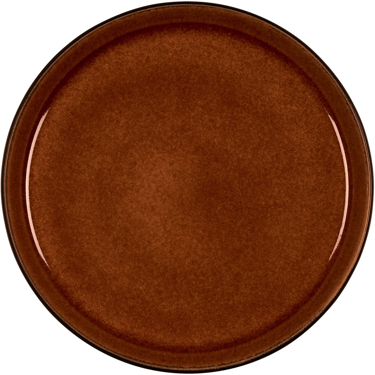 Tallerken Gastro 21 cm svart/amber