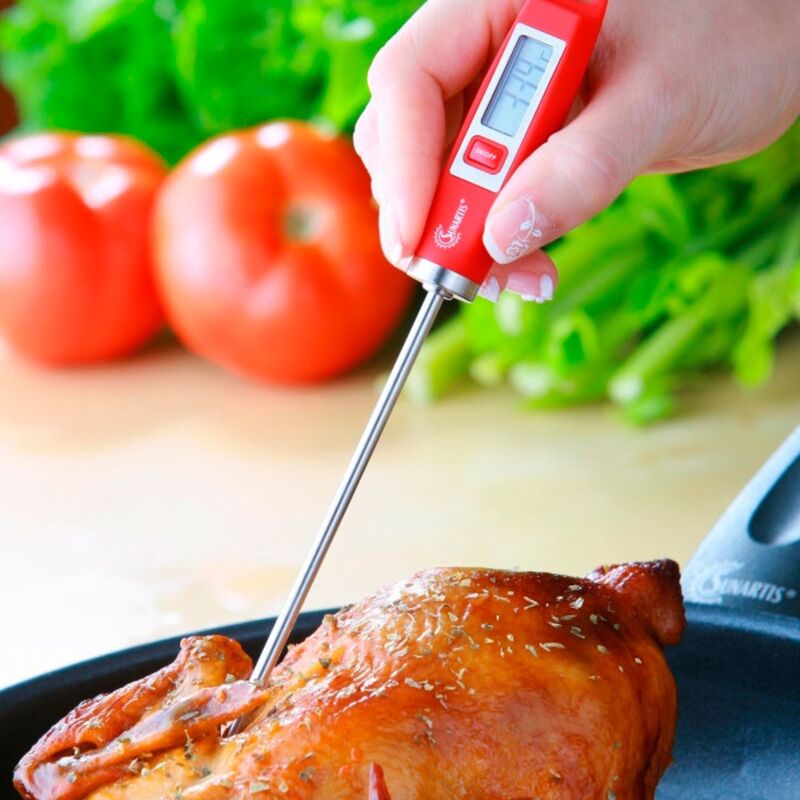 Sunartis Digital Hushållstermometer Röd