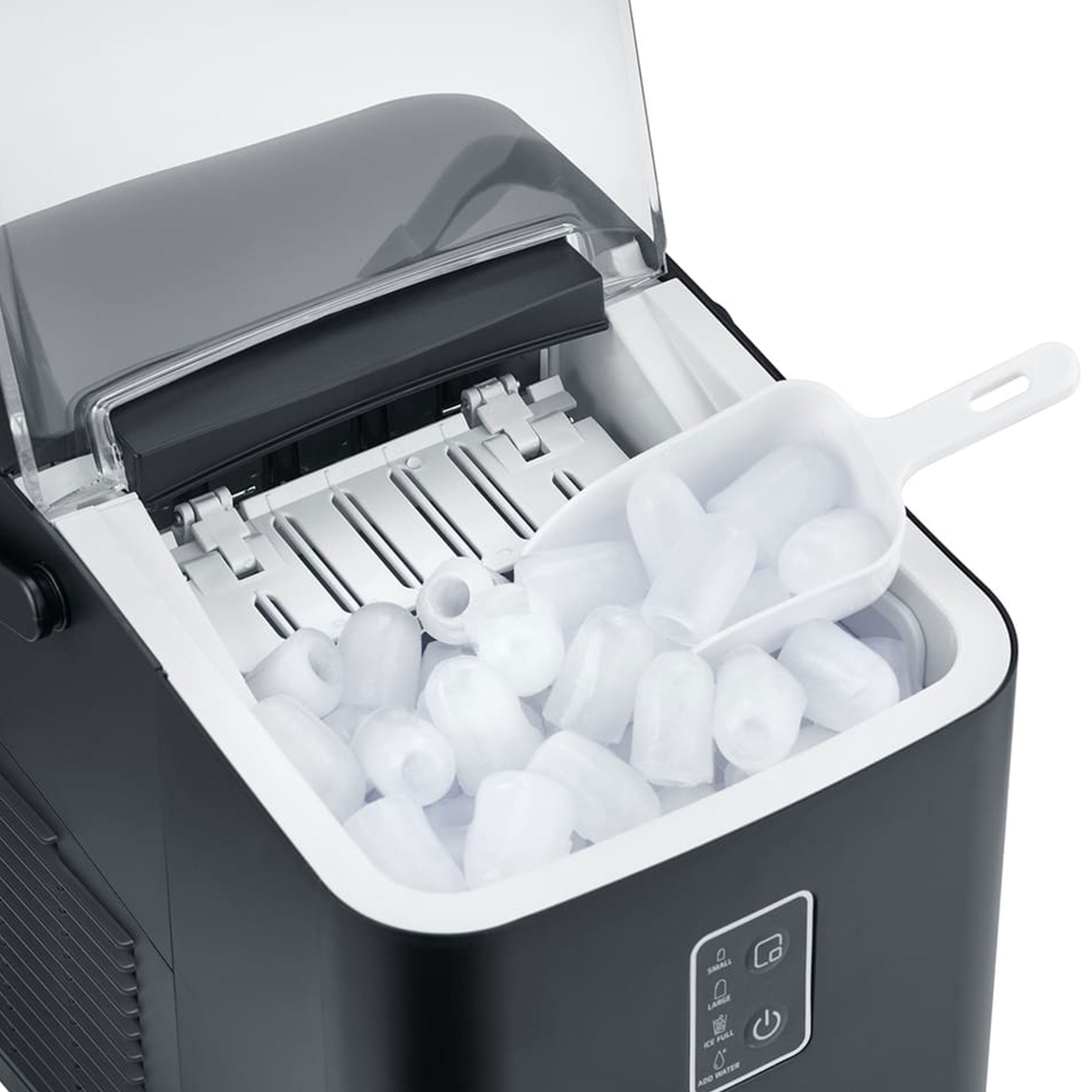 Jääpalakone, matta musta