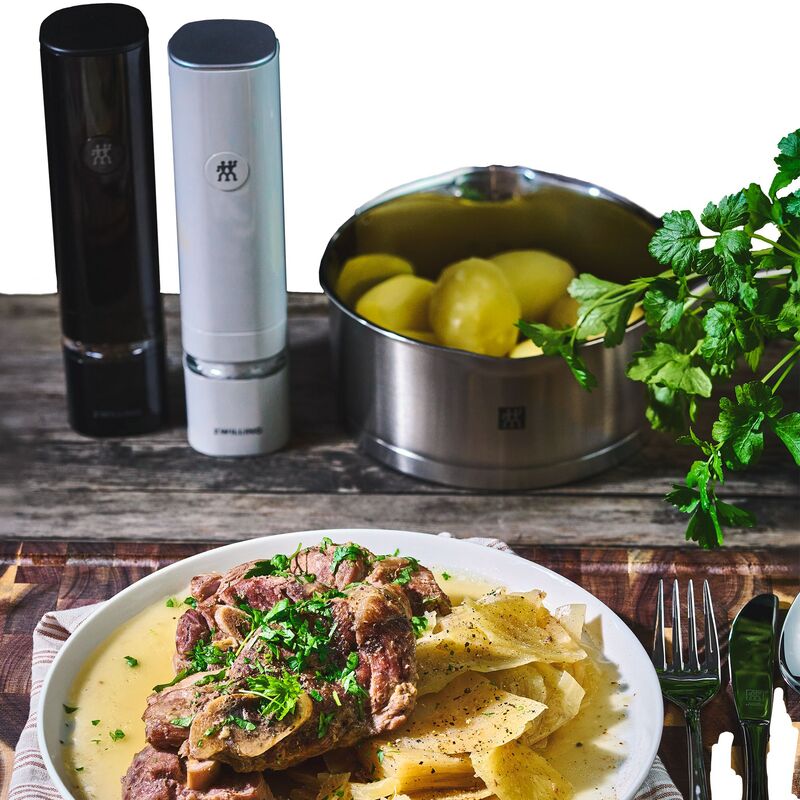 elektrisk kvarn, vit