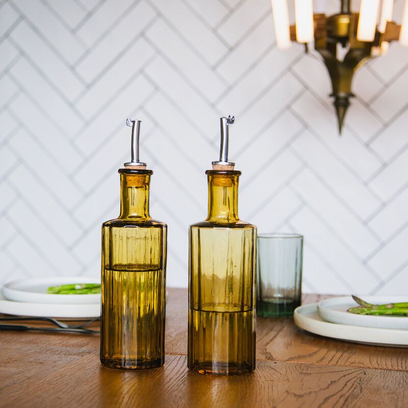 Reed Olie og Eddikeflaske, 30 cl, amber