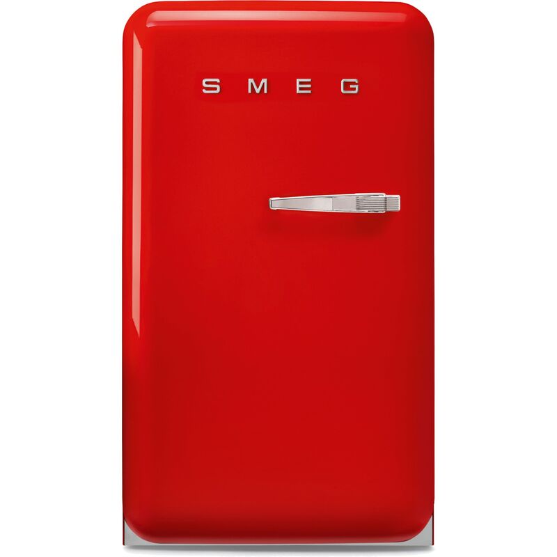 FAB10 kylskåp med flaskinredning, röd