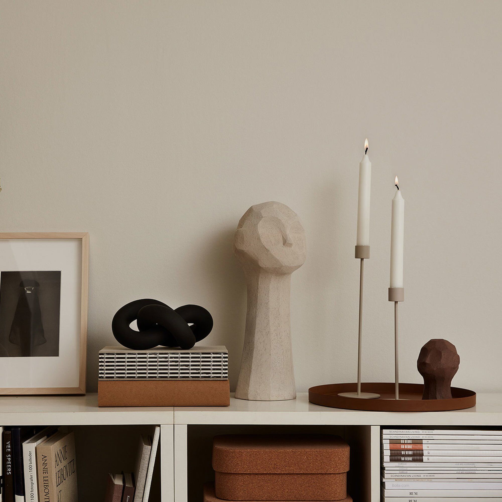 Alternativ bild 1 för Cooee Design Rund bricka 30 cm, coconut