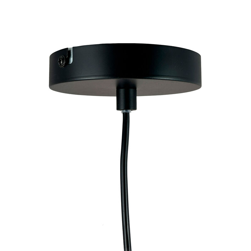 Blumen pendellampe, matt svart