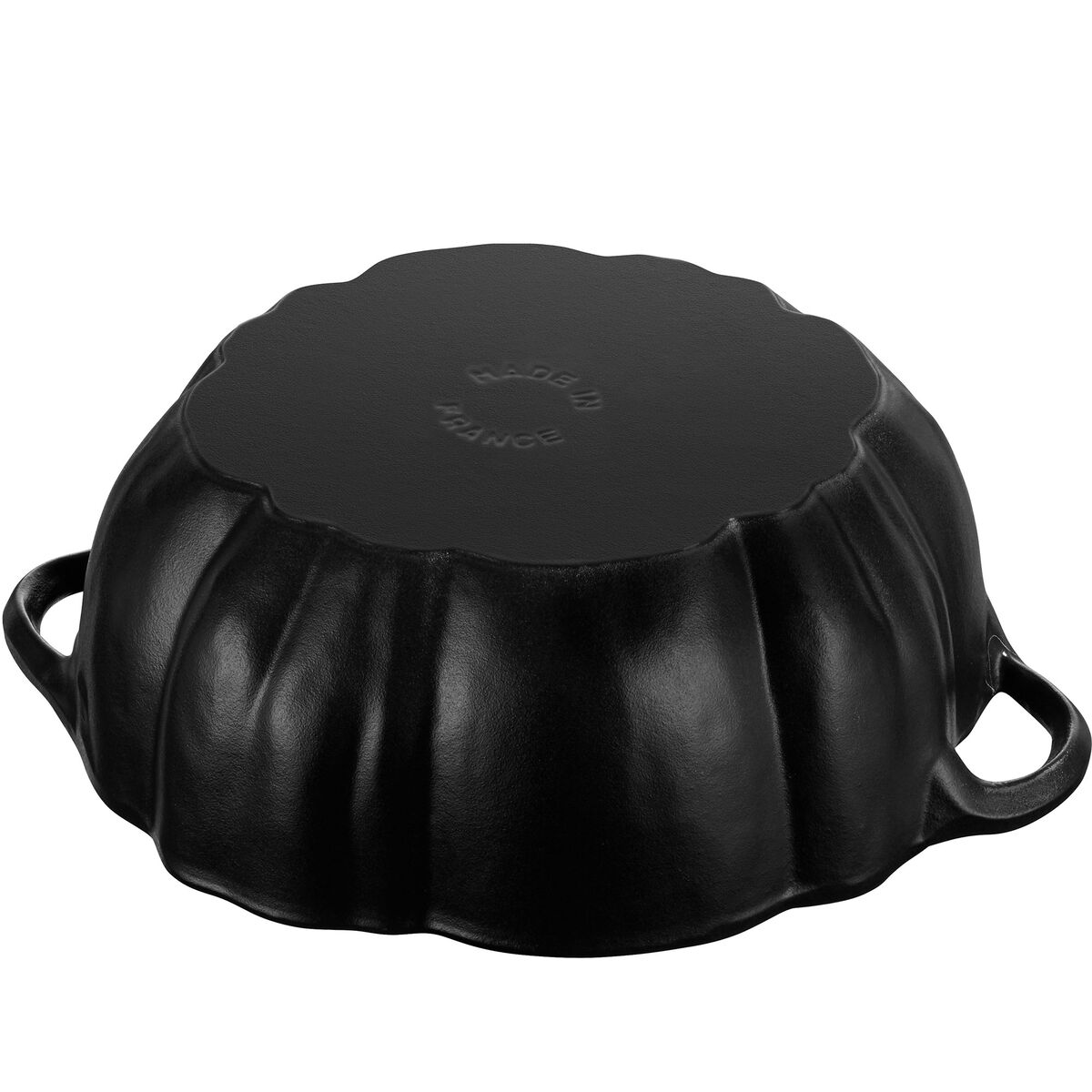 La Cocotte Græskar støbejernsgryde 24 cm / 3,5 liter, sort