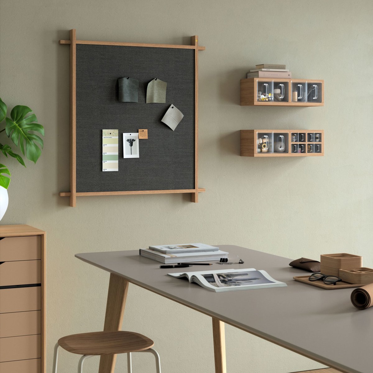 A-Organizer hylle 17 x 18 x 52 cm, 4 skuffer