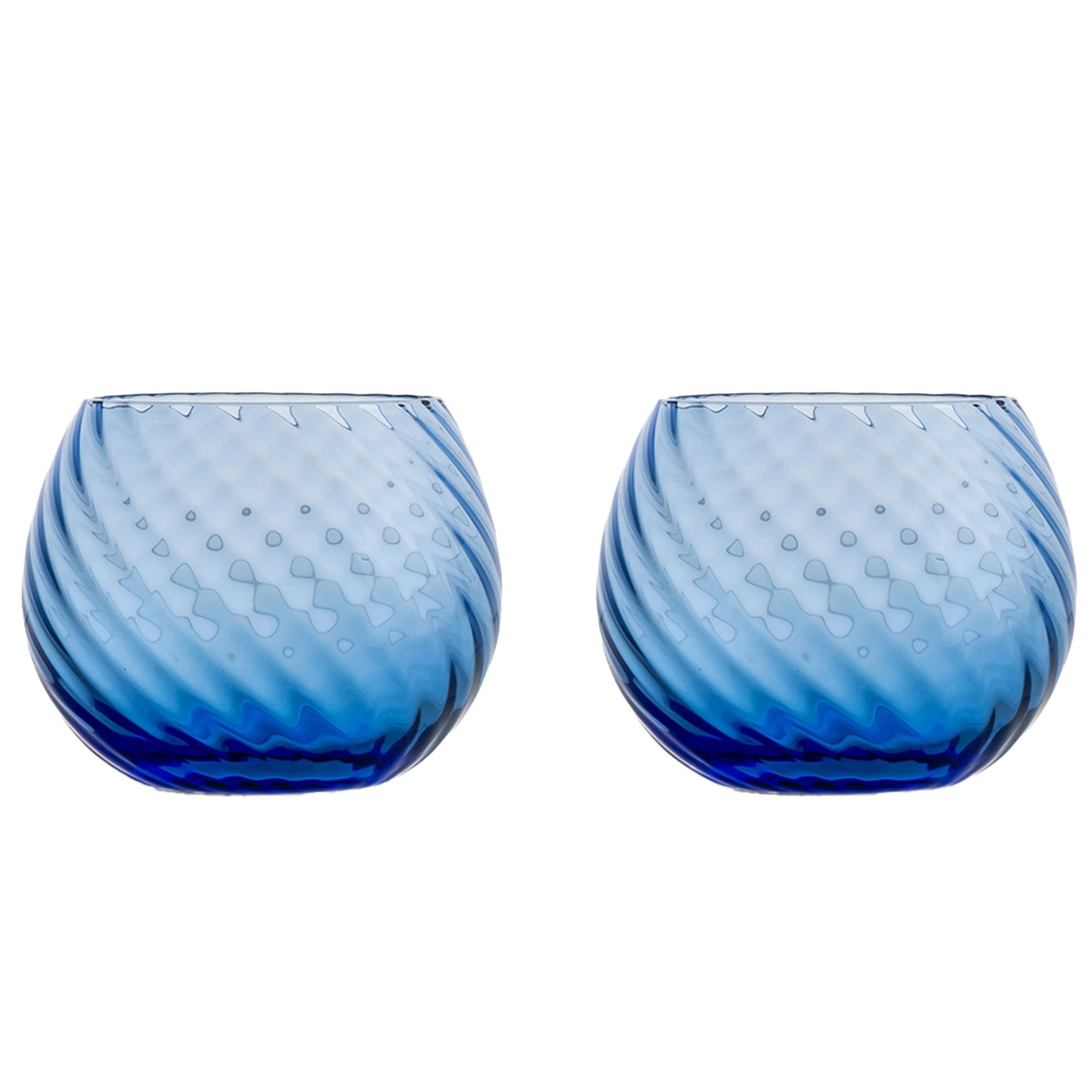 Byon Opacity vannglass 2-pakning, blå