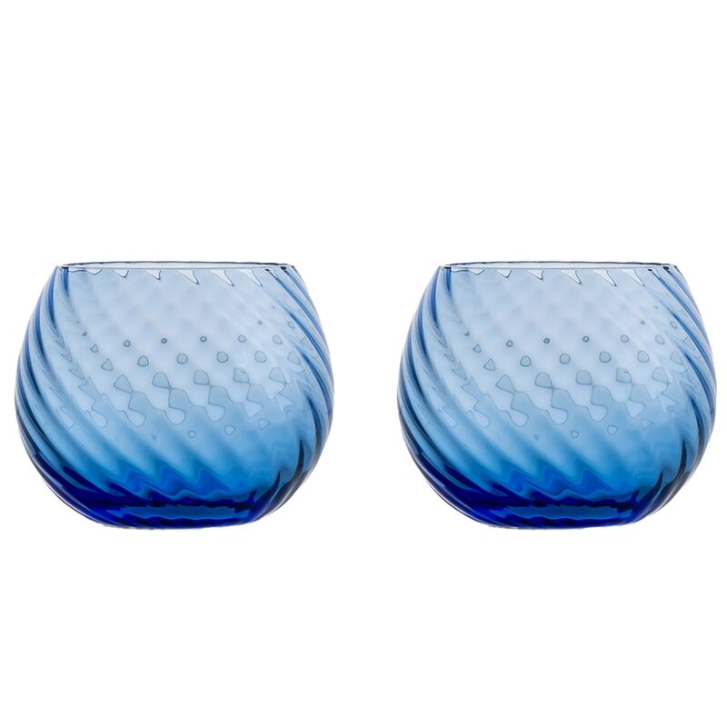 Byon Opacity vannglass 2-pakning, blå