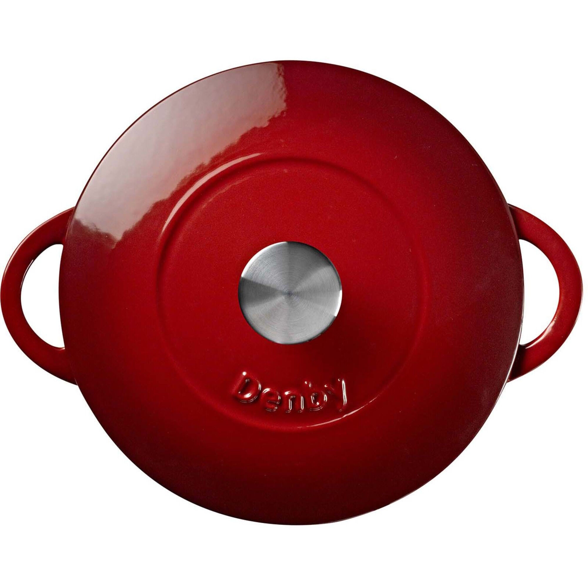 Alternativ bild 1 för Denby Pomegranate Rund Gjutjärnsgryta 24 cm 4 l