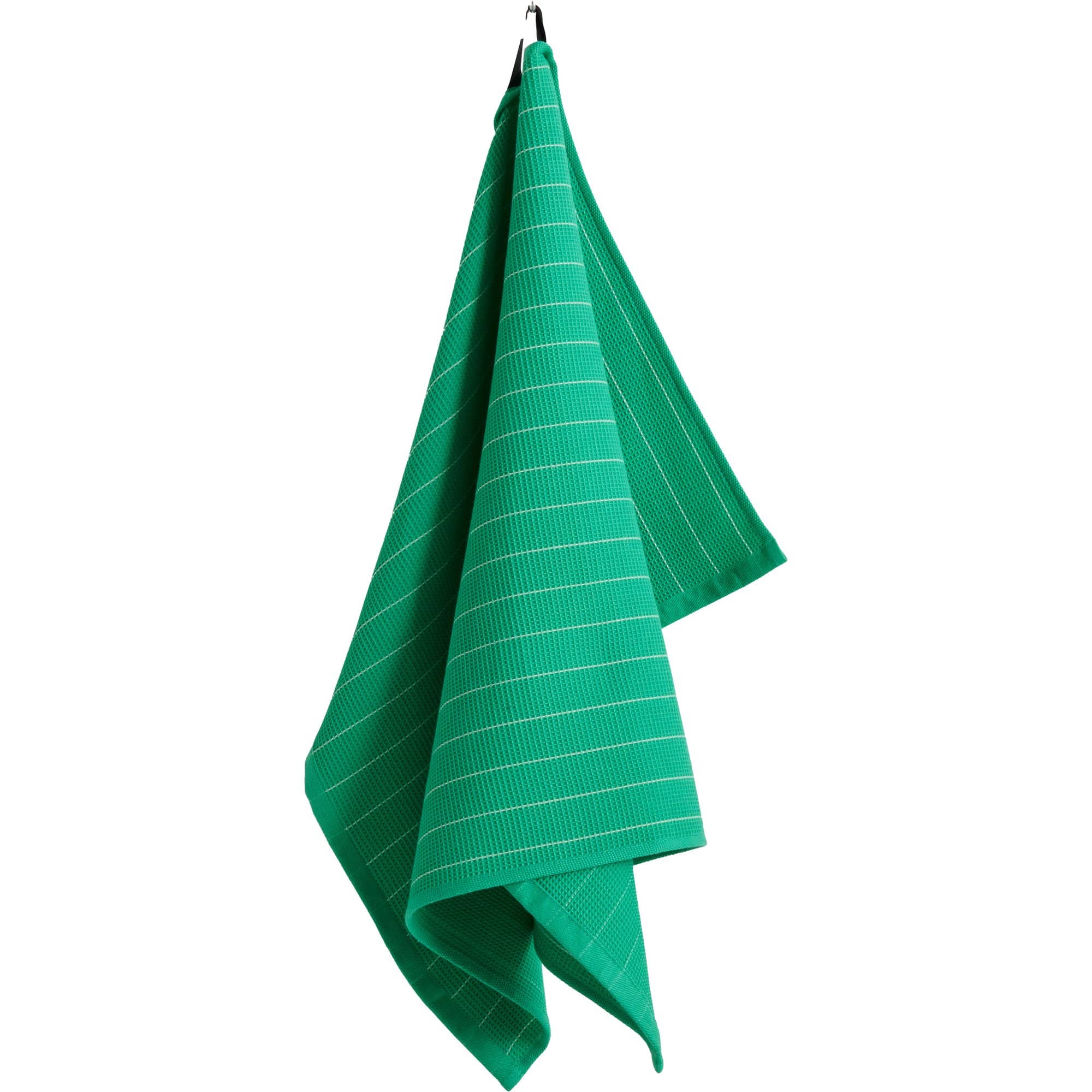 Produktfoto för HAY Canteen kökshandduk, green pinstripe
