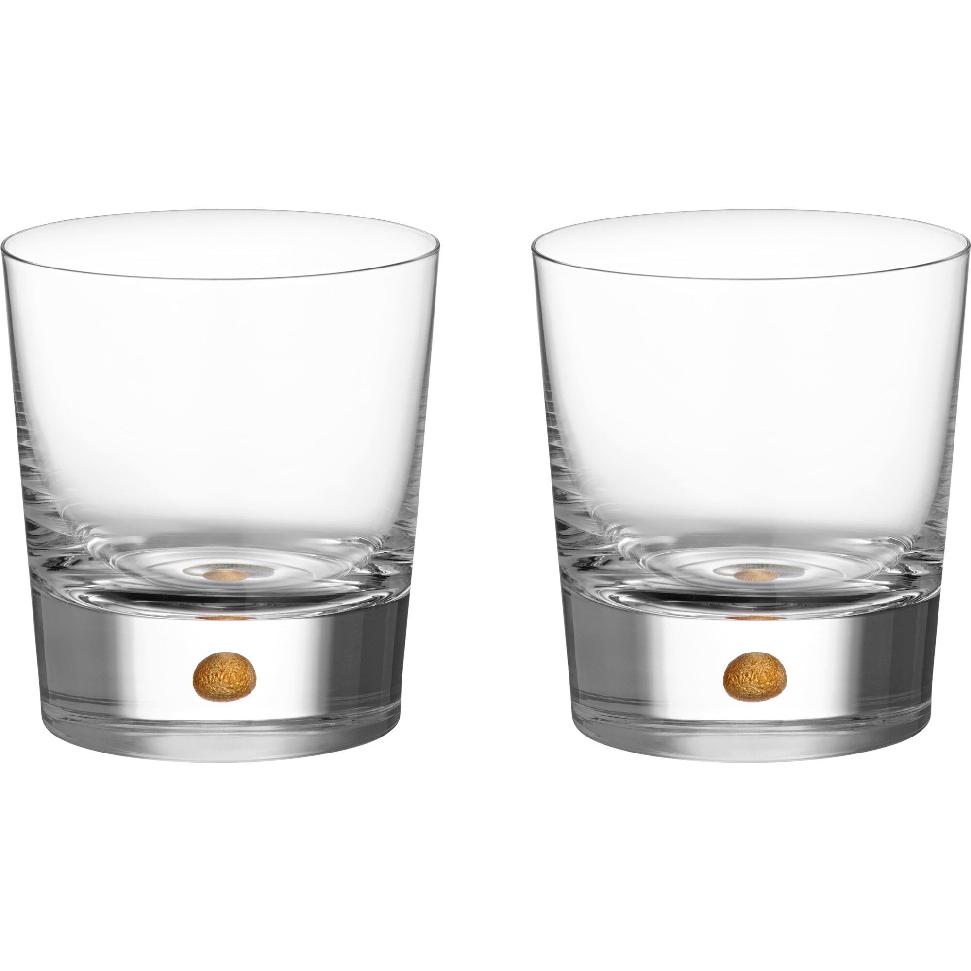 Orrefors - Intermezzo double old fashioned 40 cl 2 stk gull