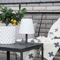 Bordslampa kreta 26,5 cm. för uteplats