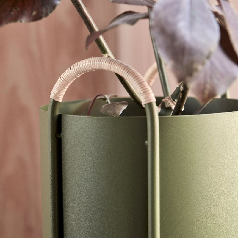 Plant Box High blomlåda, olive