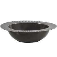 Coffee & More dyp tallerken, grå