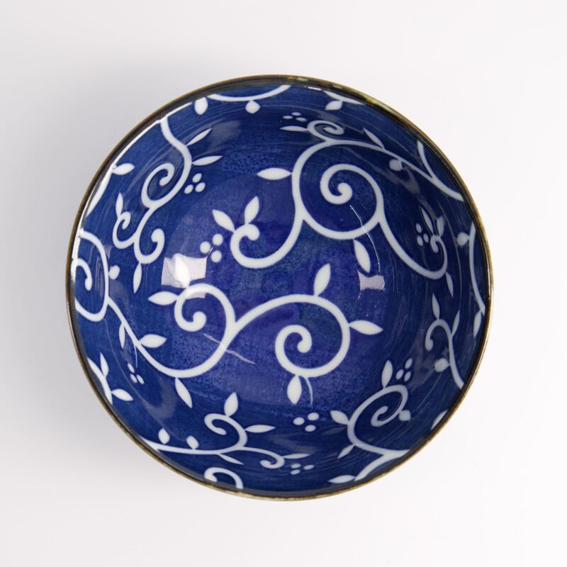 Blue Karakusa kulho 550 ml, sininen/valkoinen