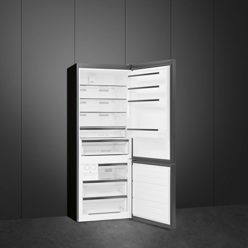 FC48KDND French Door jääkaappi, musta
