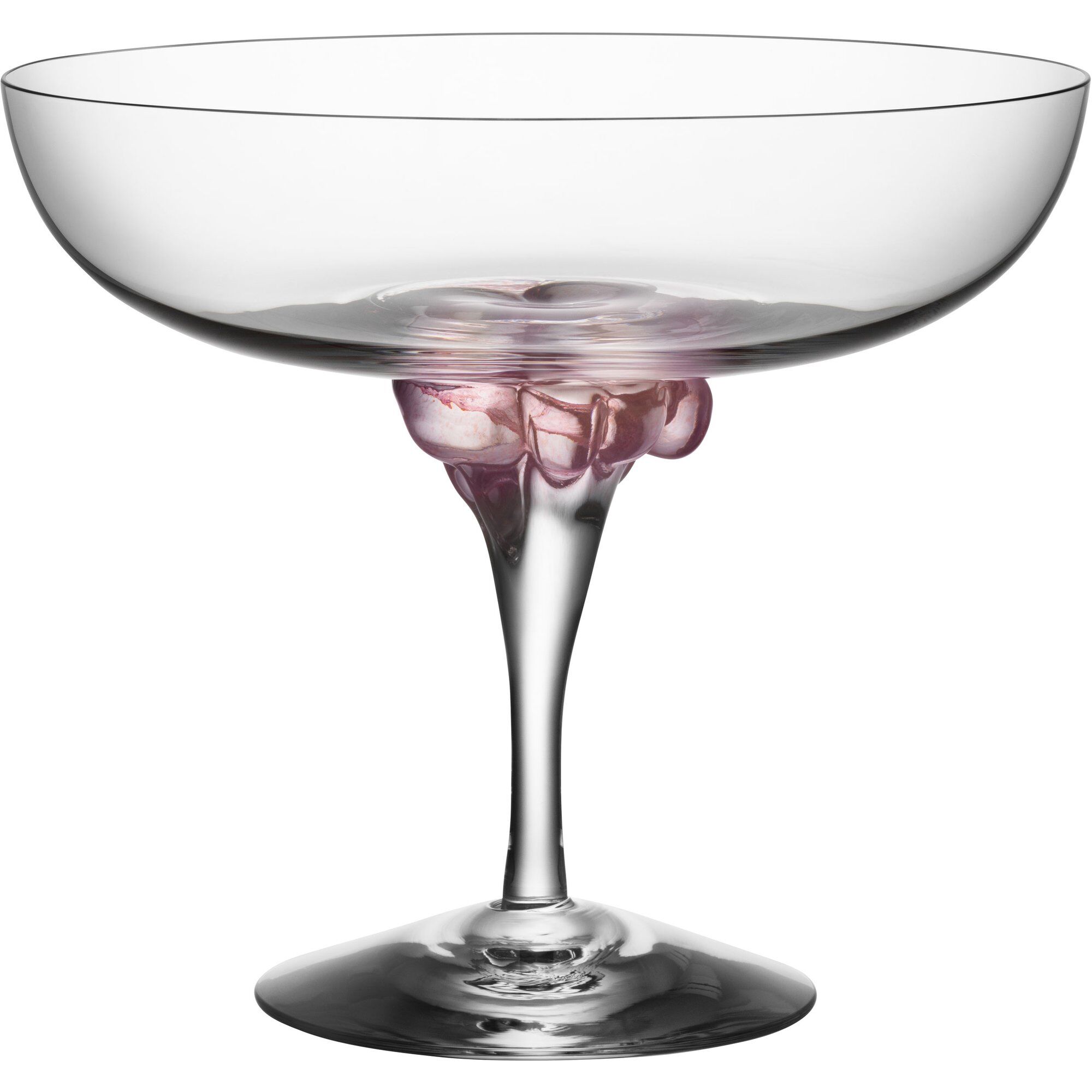 Kosta Boda Sugar Dandy coupeglass 32 cl Rosa