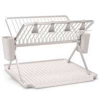 SinkSide hopfällbart diskställ XL, ljusgrå