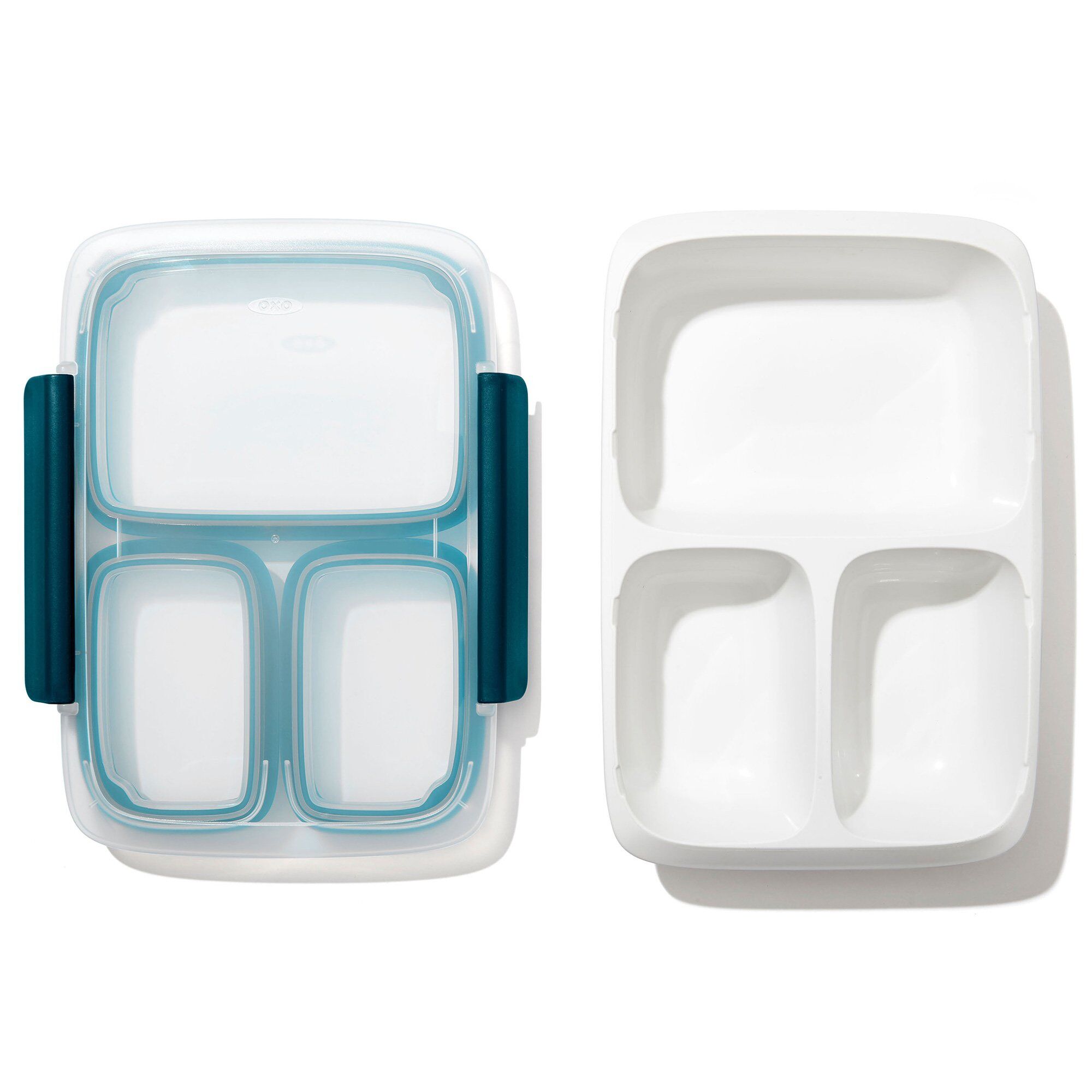 Alternativ bild 1 för OXO Prep & Go delad behållare, 0,97 liter