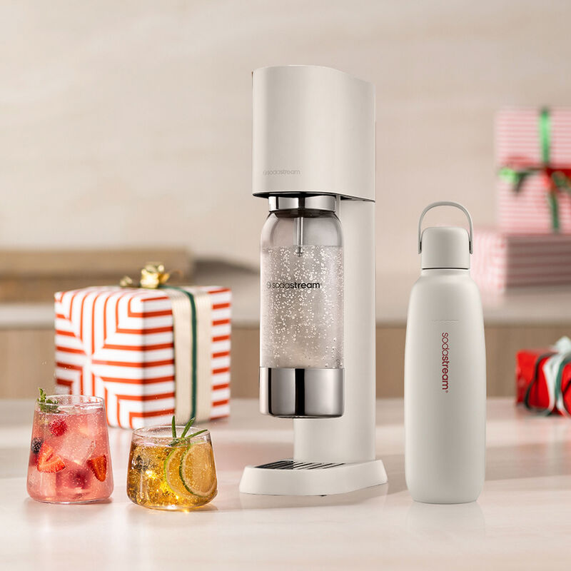 Ensō kullsyremaskin + flaske, matt sand