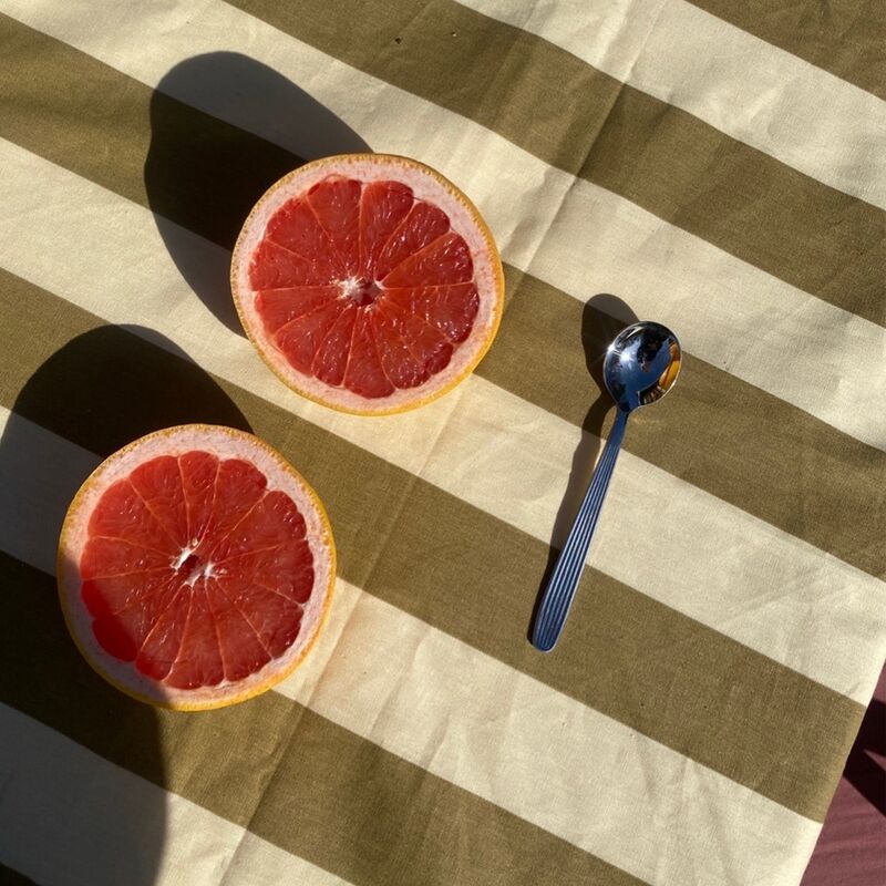 Simona bordsduk 250x145 cm, grön/gul