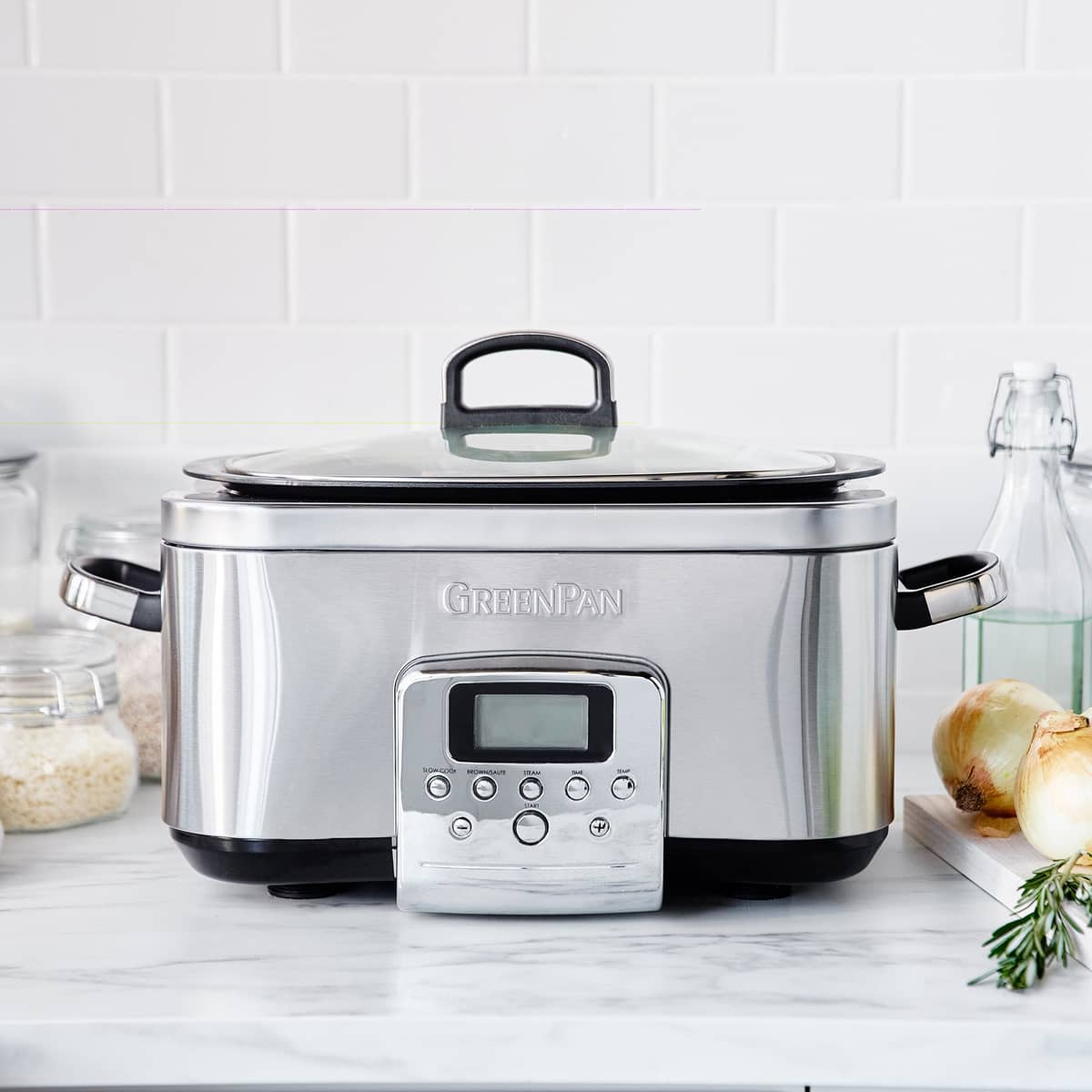 Elite Slowcooker, rustfrit stål