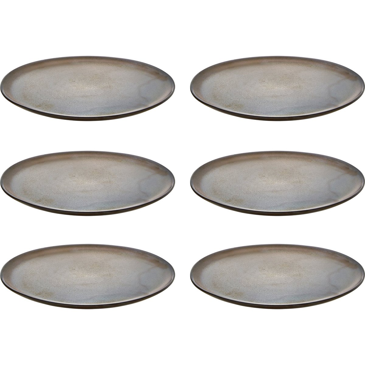 RAW Frukosttallrik 23 cm. 6 st. Metallic Brown