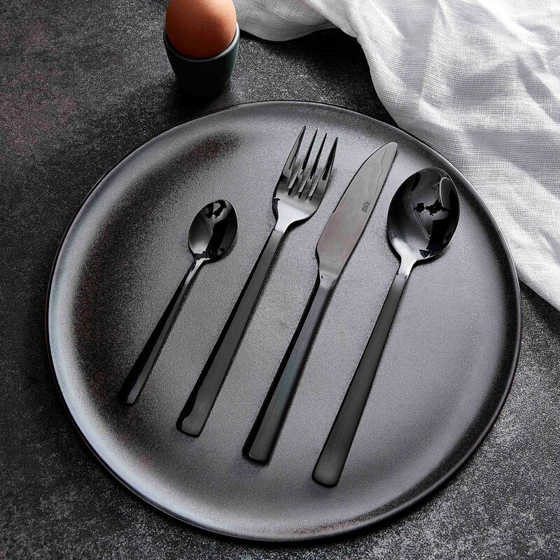 RAW bestiksæt, sort, 24 dele