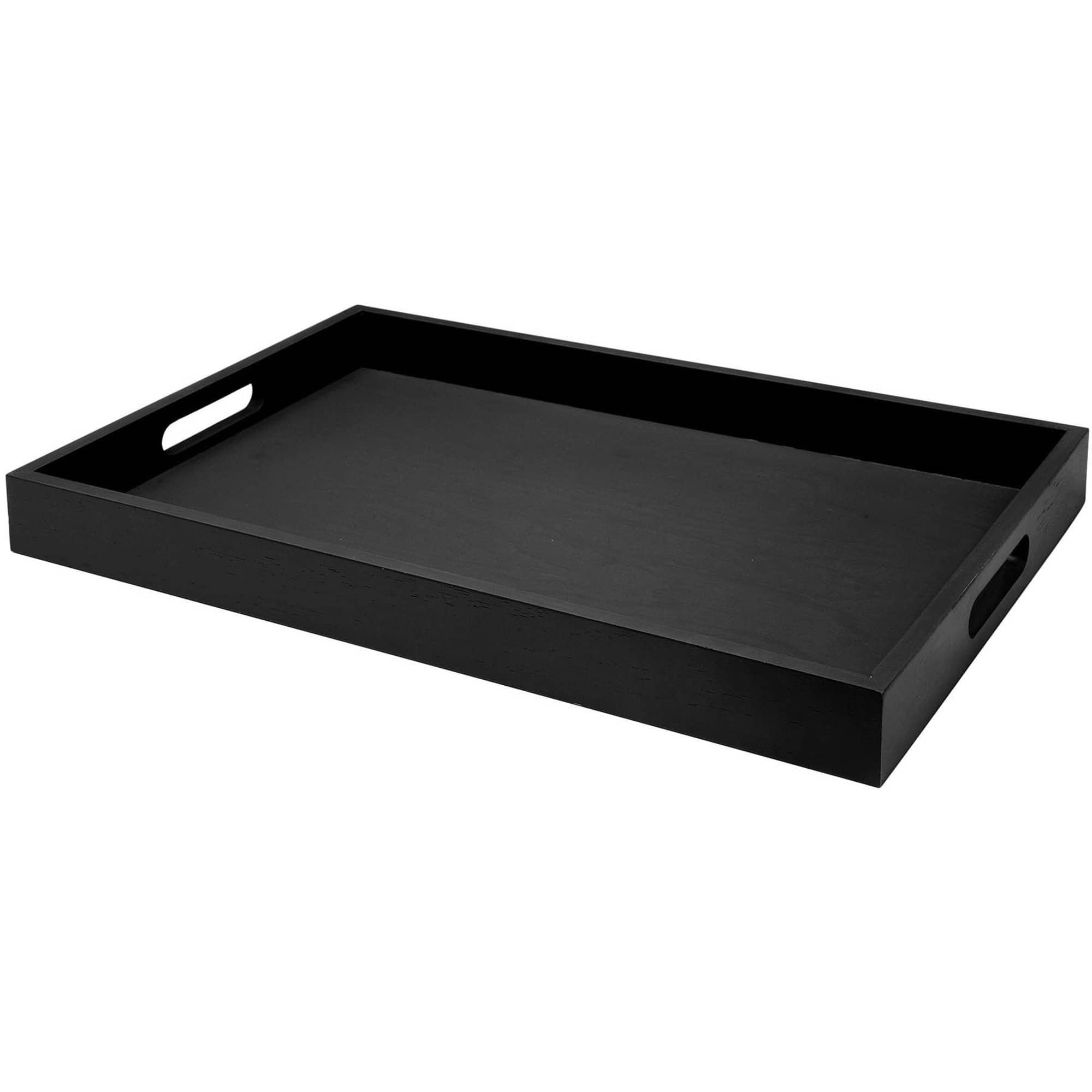 Produktfoto för Broste Copenhagen Träbricka Sarah Svart 45x30 cm