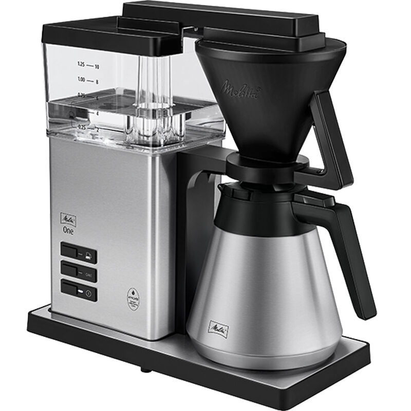Melitta One Therm kahvinkeitin termoskannulla, ruostumaton teräs