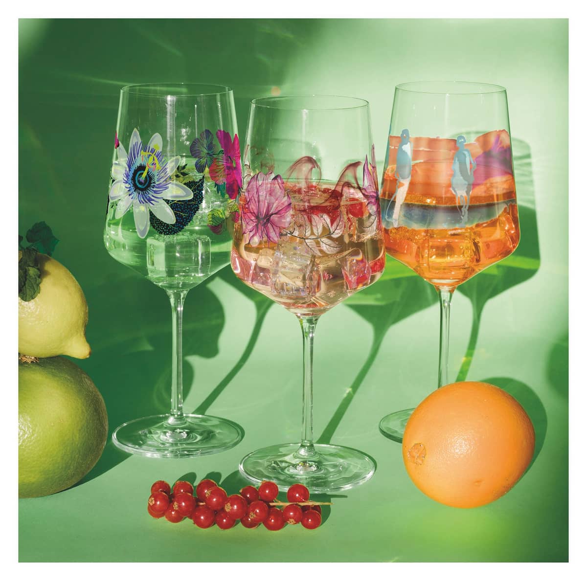 Sommersonett viinilasit, 2 kpl, NO:7&8