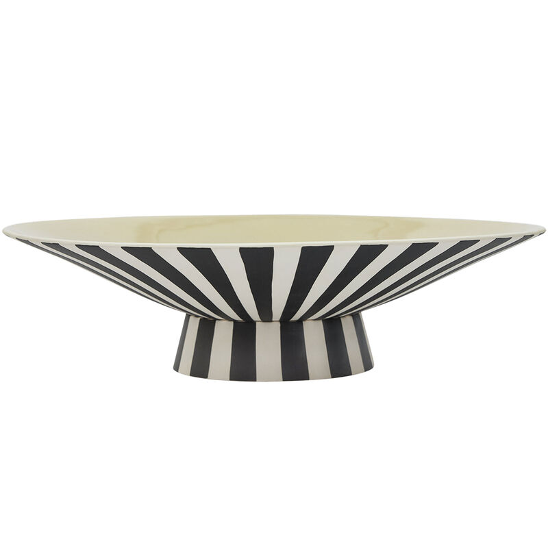 Toppu Pöytäkoriste, vanilla/black/white