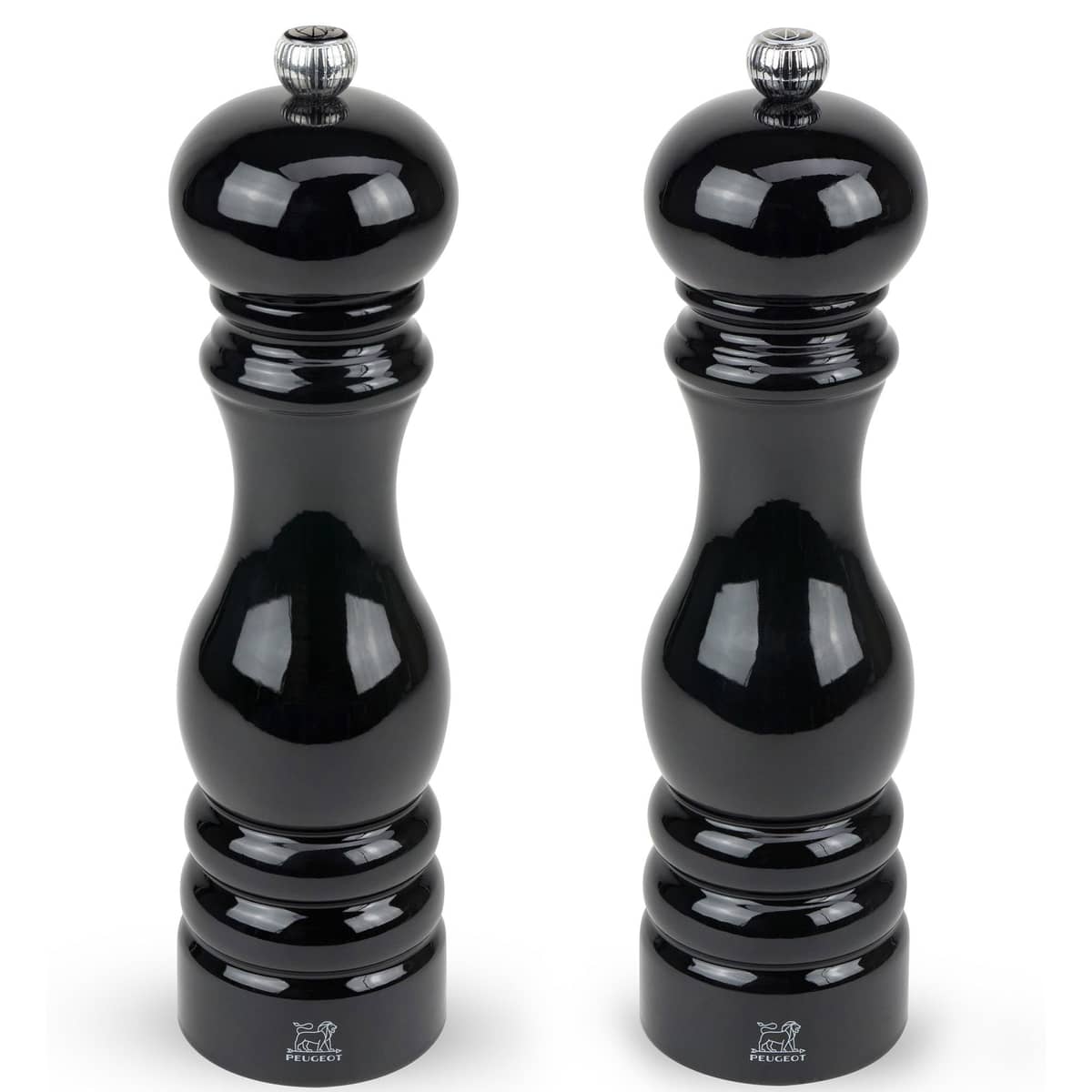 Paris DUO salt- och pepparkvarn 22 cm, black laquered