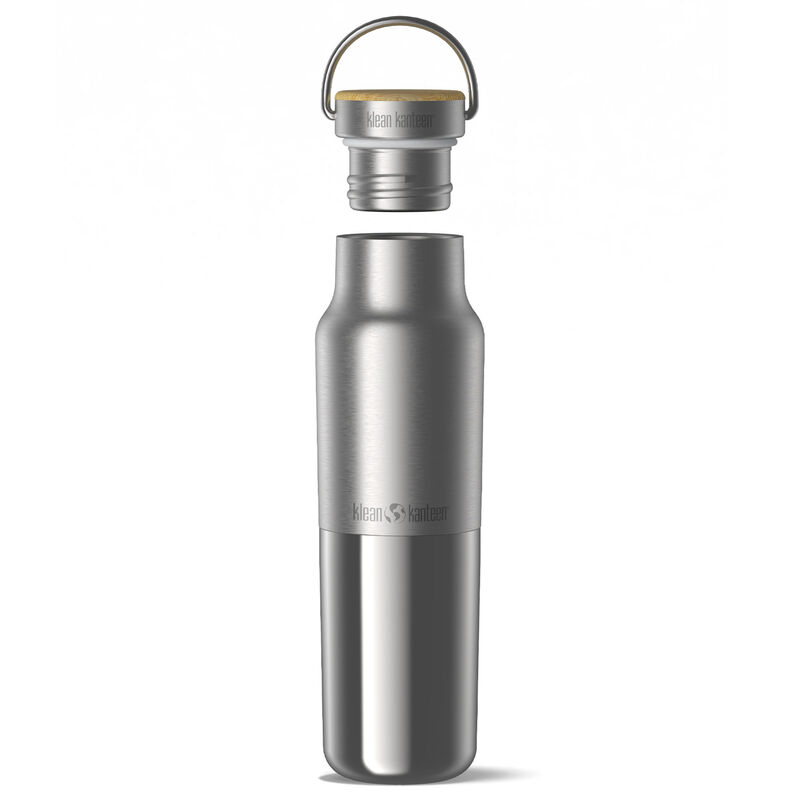 Insulated Reflect flaske med bambuslåg 355 ml