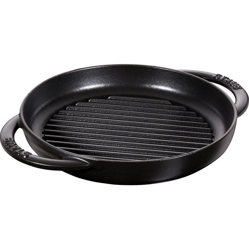 Pure Grill Grillpande Rund 22 cm Sort