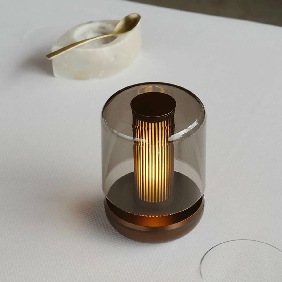 Firefly bordslampa, bronze