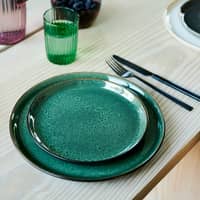Gastro Tallerken 27 cm, grøn/sort