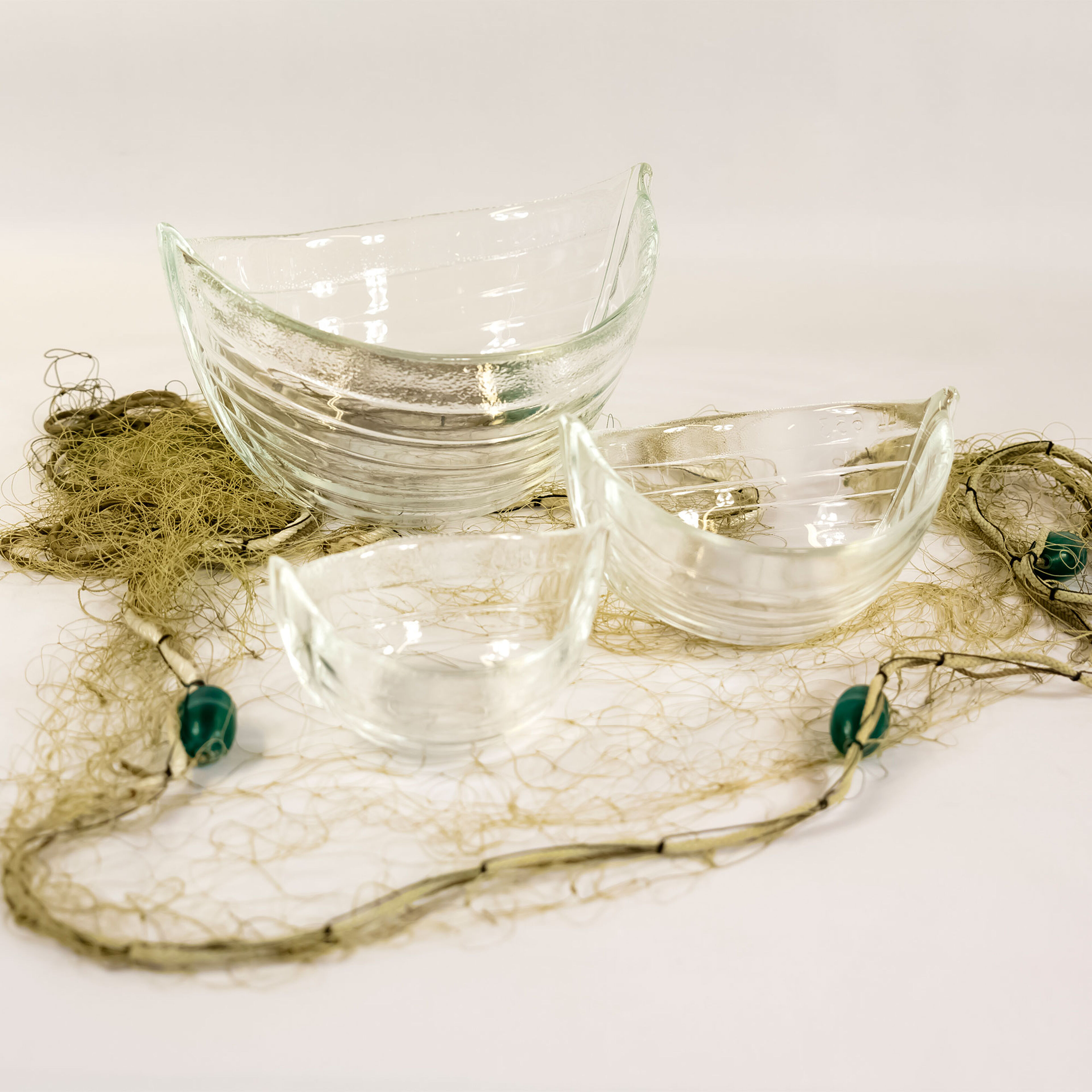 Nybro Bohus Räktrålare skål glasbruk 