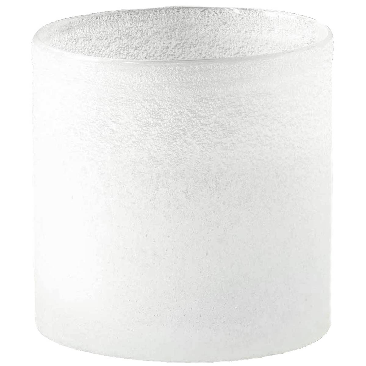 Frost ljuslykta, white, medium
