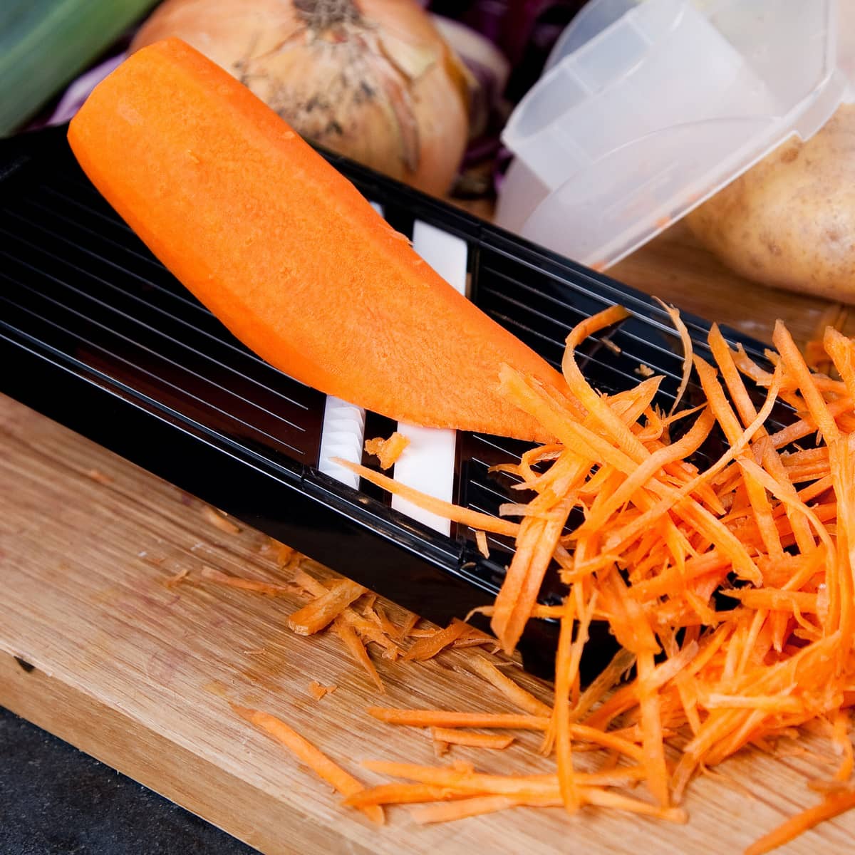 Julienne strimlare med keramiskt blad