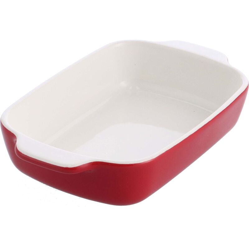 Ugnsform med lock 26x15,5x6,5 cm, röd