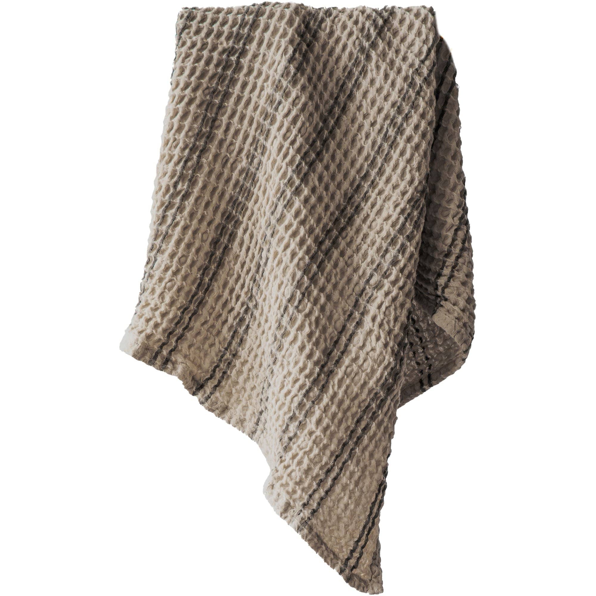 Nella håndklæde 70×50 cm, taupe stripe
