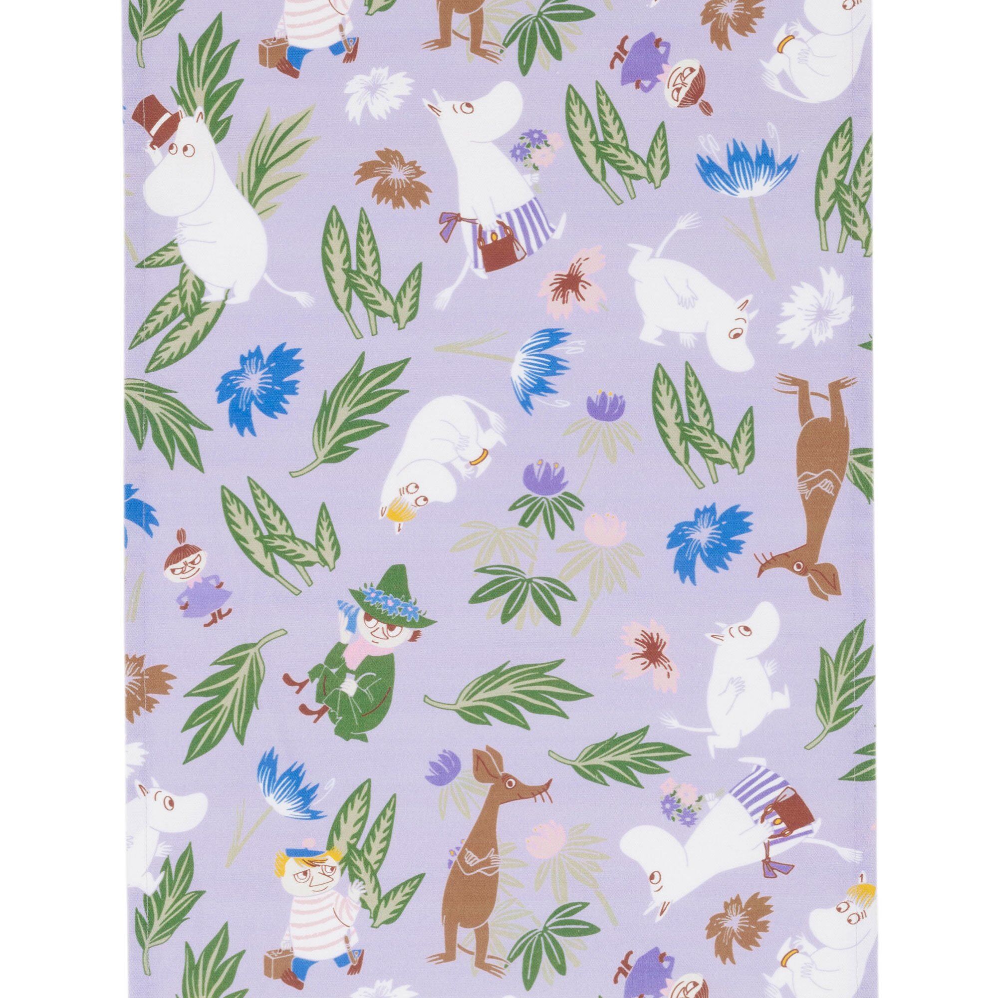 Alternativ bild 1 för Arabia Mumin bordsduk 140 x 40 cm, lila