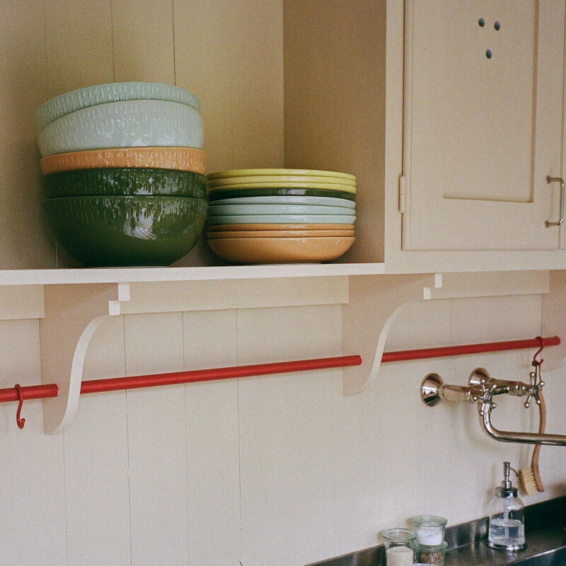 Confetti pastatallerken 23 cm, lemon