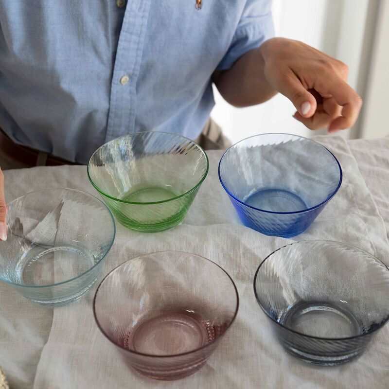 RAW Unique Swirl skål Ø12,5 cm, mørkblå