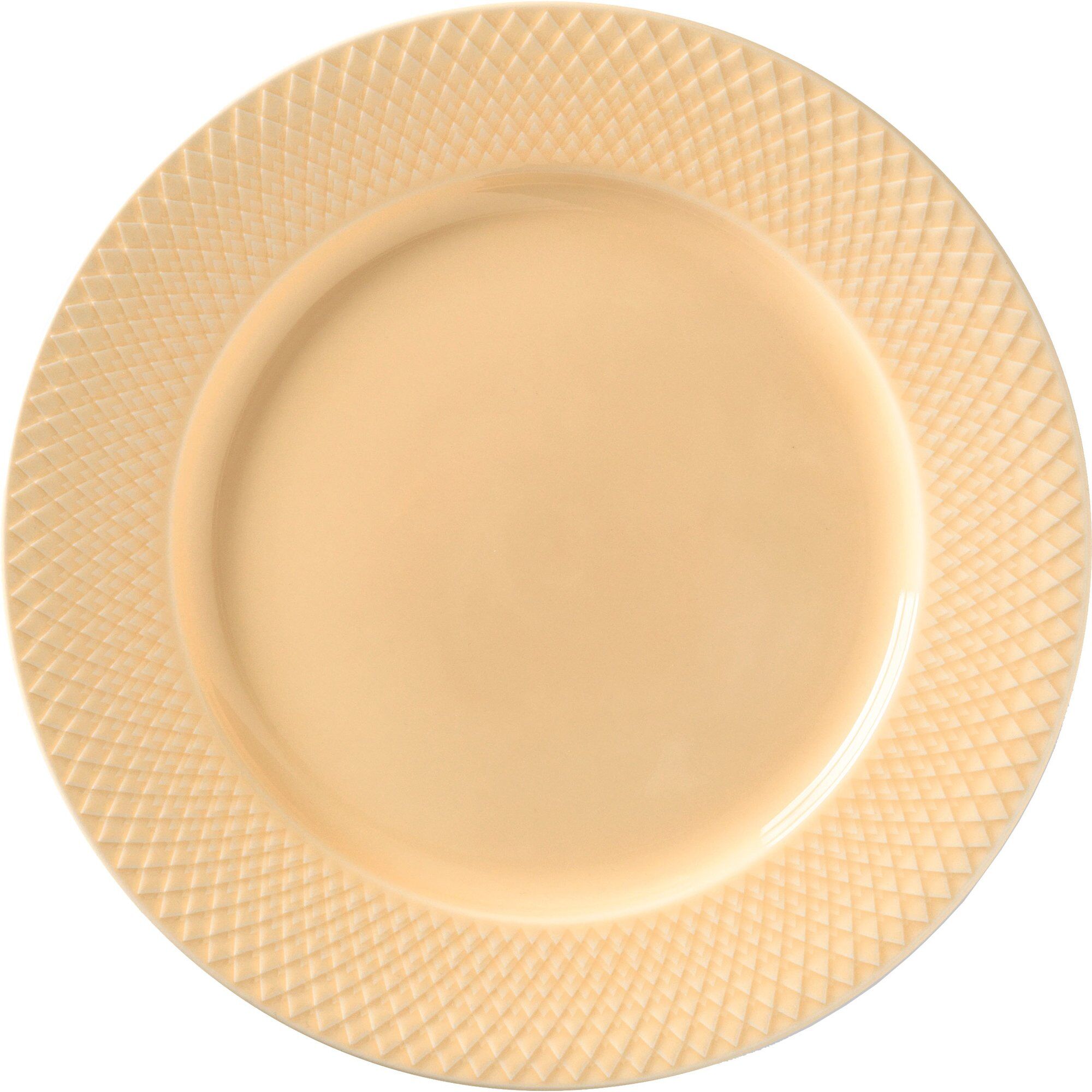Rhombe Middagstallerken 27 cm Sand